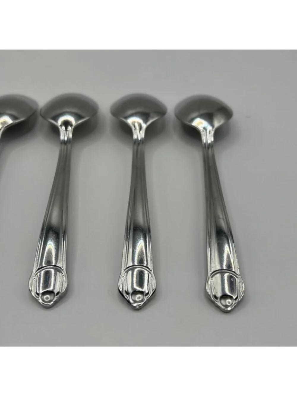 7 Mikasa Classico Satin Teaspoons 18/8 Stainless Gerald Patrick 6.25